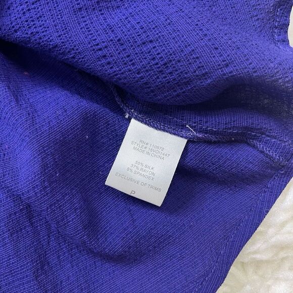 Anthropologie Twelfth Street by Cynthia Vincent Silk Long Sleeve Blouse Pullover - Picture 4 of 5